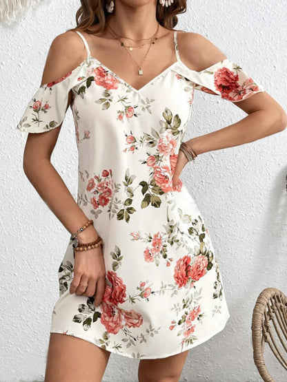 Zomerjurk Vrouwelijk Bloemenprint Jurk