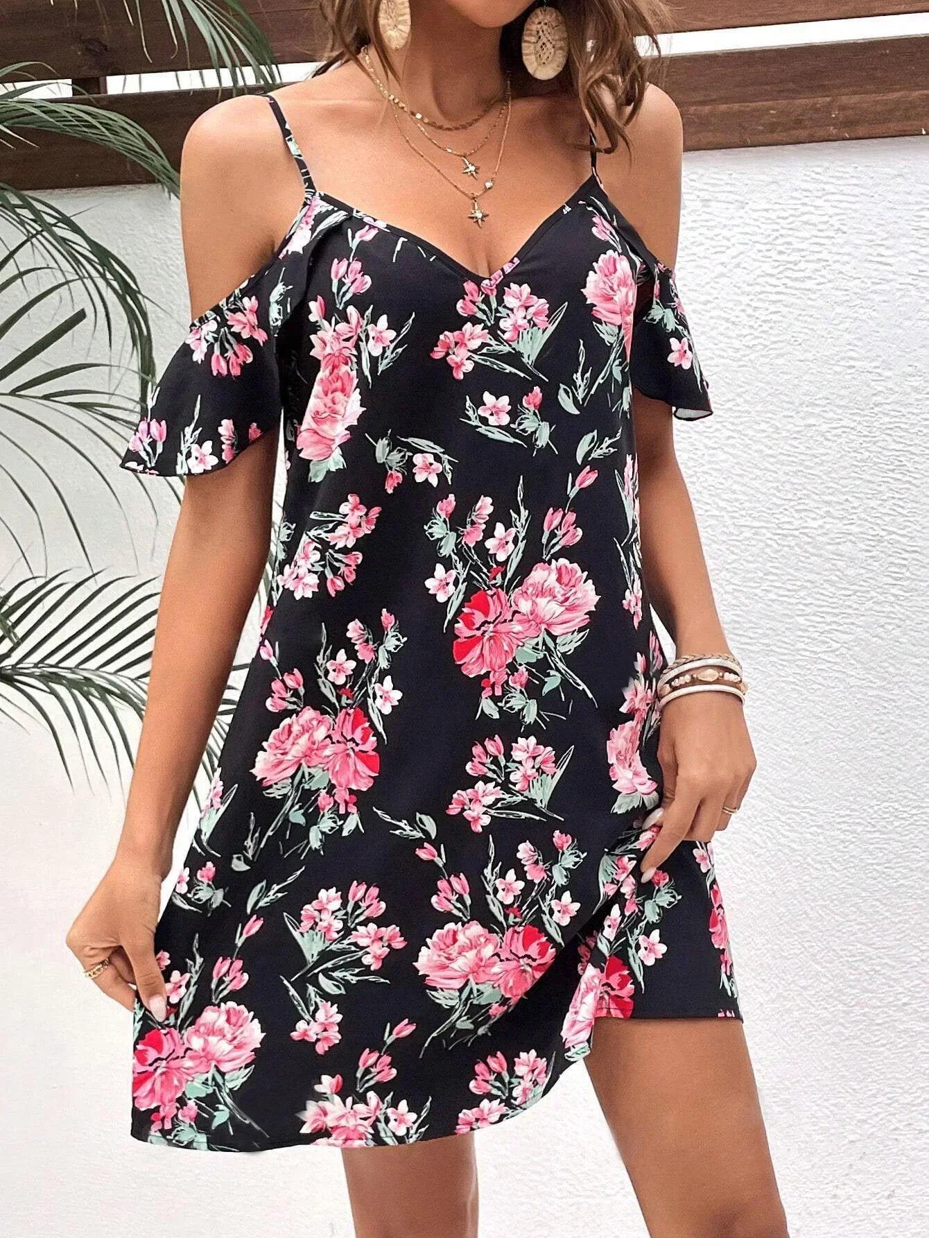 Zomerjurk Vrouwelijk Bloemenprint Jurk