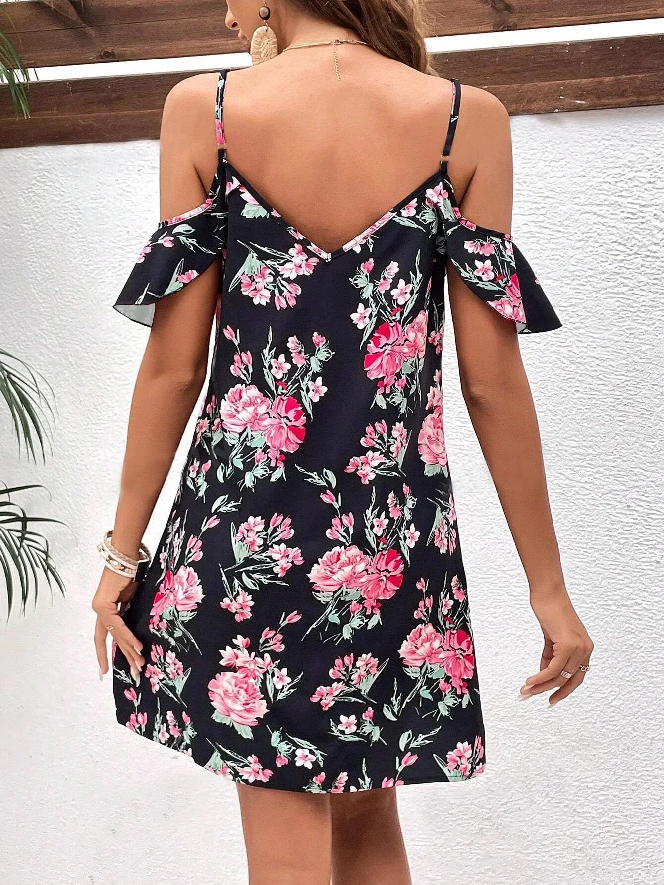 Zomerjurk Vrouwelijk Bloemenprint Jurk