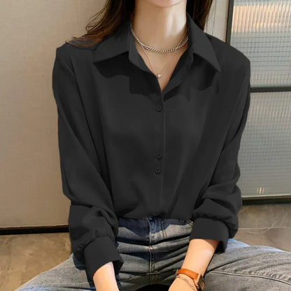Dames Blouse Lente Zomer Chiffon Stijlvol Comfortabel