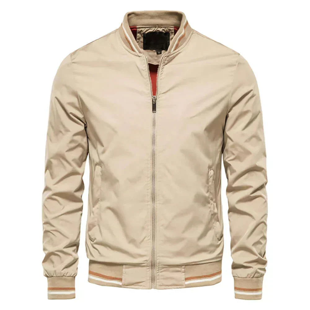 Mannen Bomberjack Slim Fit Lente Zomerjas