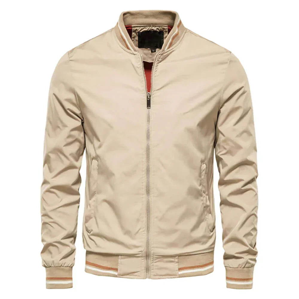 Heren Bomberjack Slim Fit Lente Zomerjas Lichtgewicht