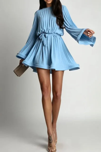 Blauwe Zomerjurk Elegant en Luchtig