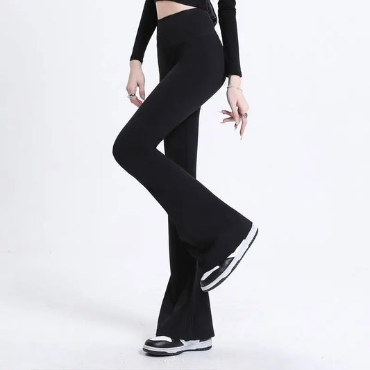 Slanke Yoga Legging Micro Flare Sportief Model - StudioMarella