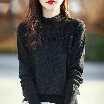 Elegante Kant Blouse voor Vrouwen