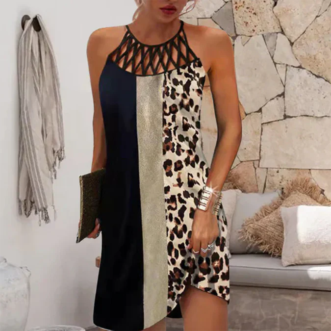 Korte Zomerjurk Mini Elegante Jurk voor Vrouw