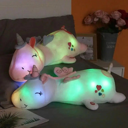 Lichtgevende Pluche Eenhoorn met LED-verlichting voor Kinderen – Knuffel & Nachtlampje in Één