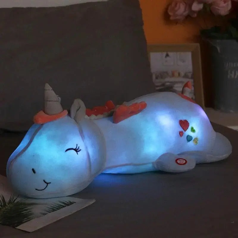 Lichtgevende Pluche Eenhoorn met LED-verlichting voor Kinderen – Knuffel & Nachtlampje in Één