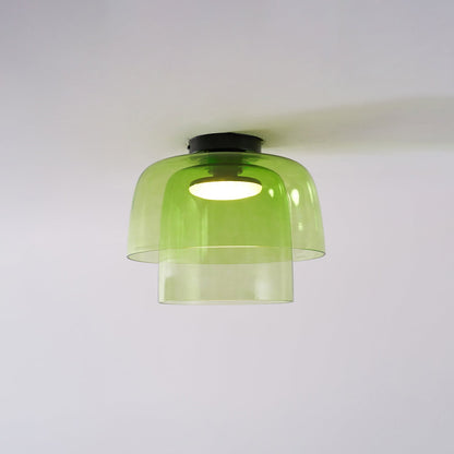 Meerlagige Glazen Plafondlamp — Modern Design Verlichting voor Slaapkamer en Woonkamer
