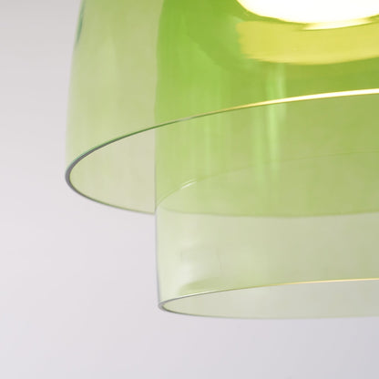 Meerlagige Glazen Plafondlamp — Modern Design Verlichting voor Slaapkamer en Woonkamer