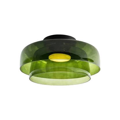 Meerlagige Glazen Plafondlamp — Modern Design Verlichting voor Slaapkamer en Woonkamer