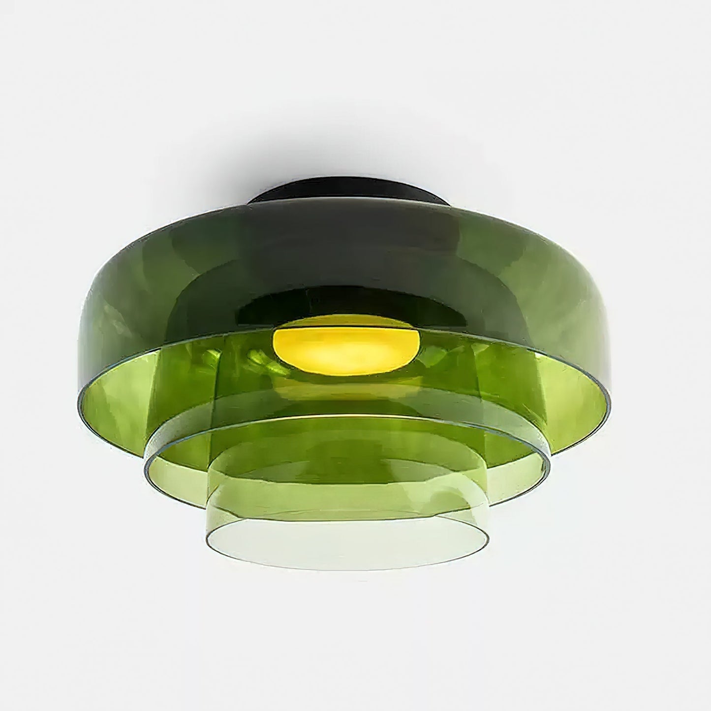 Meerlagige Glazen Plafondlamp — Modern Design Verlichting voor Slaapkamer en Woonkamer