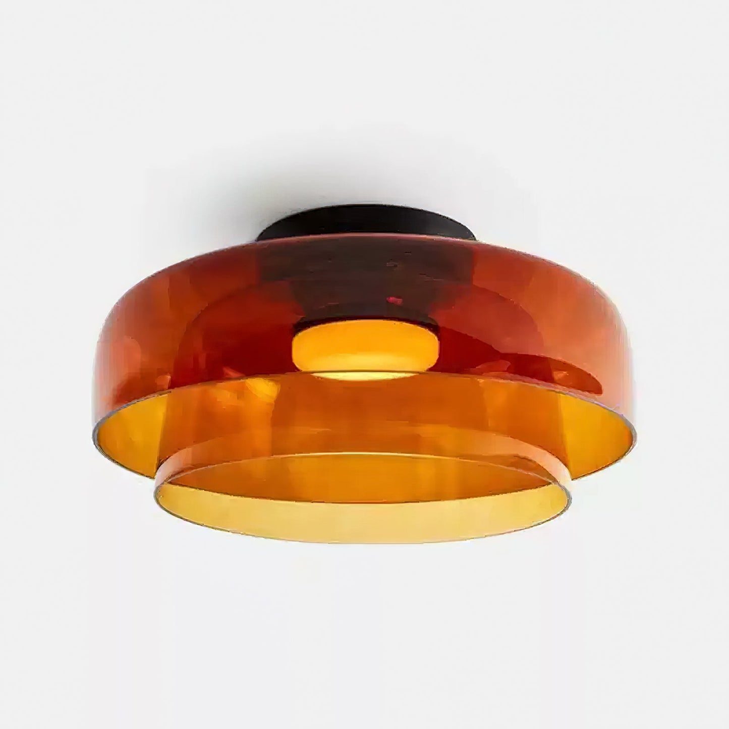 Meerlagige Glazen Plafondlamp — Modern Design Verlichting voor Slaapkamer en Woonkamer