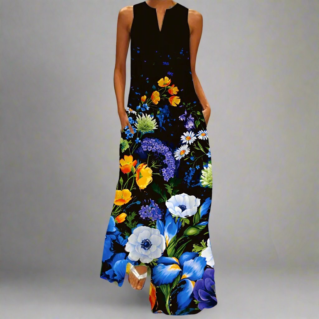 Vrouwenjurk Zomerjurk Kleurrijk Floral Damesjurk - StudioMarella
