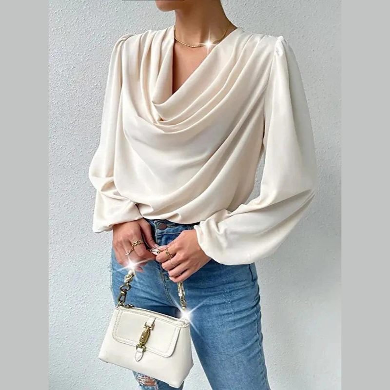 Vrouwelijke Chiffon Blouse Lange Mouwen Zomer - StudioMarella