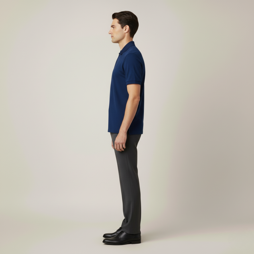 Polo Heren - Elegante Lange Mouw Klassiek Comfortabel