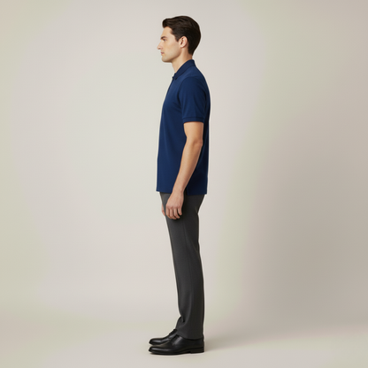 Polo Heren - Elegante Lange Mouw Klassiek Comfortabel