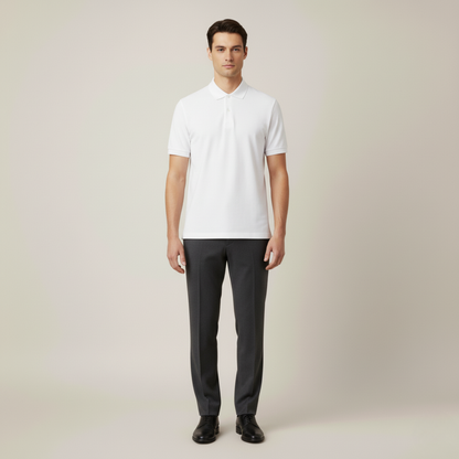Polo Heren - Elegante Lange Mouw Klassiek Comfortabel