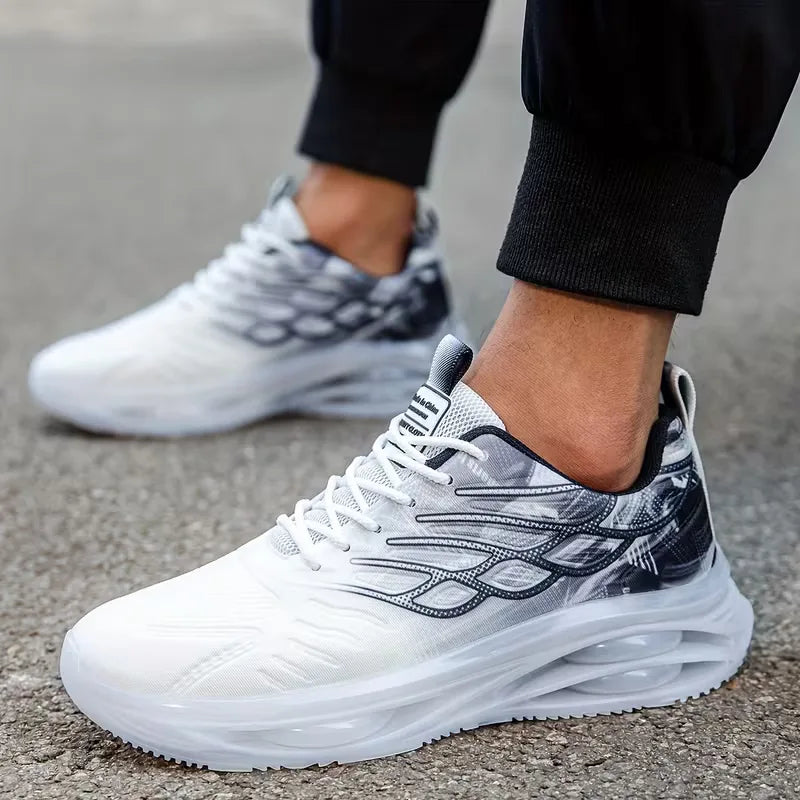Lichte Outdoor Sneakers voor Mannen en Vrouwen met Vetersluiting - StudioMarella