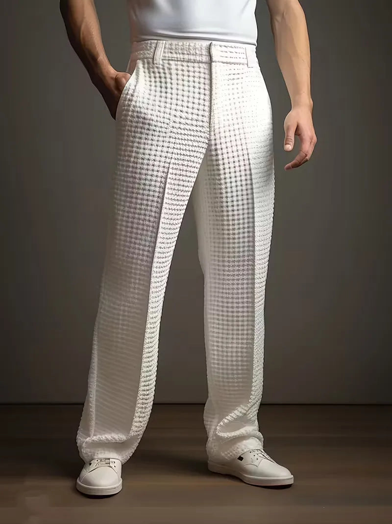 Lichte Broek Rechte Pijpen Comfortabel Zijzakken - StudioMarella