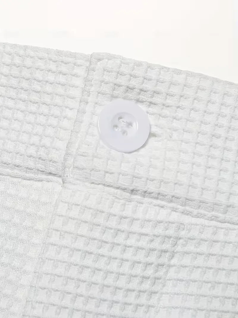 Lichte stof broek met rechte pijpen en zijzakken