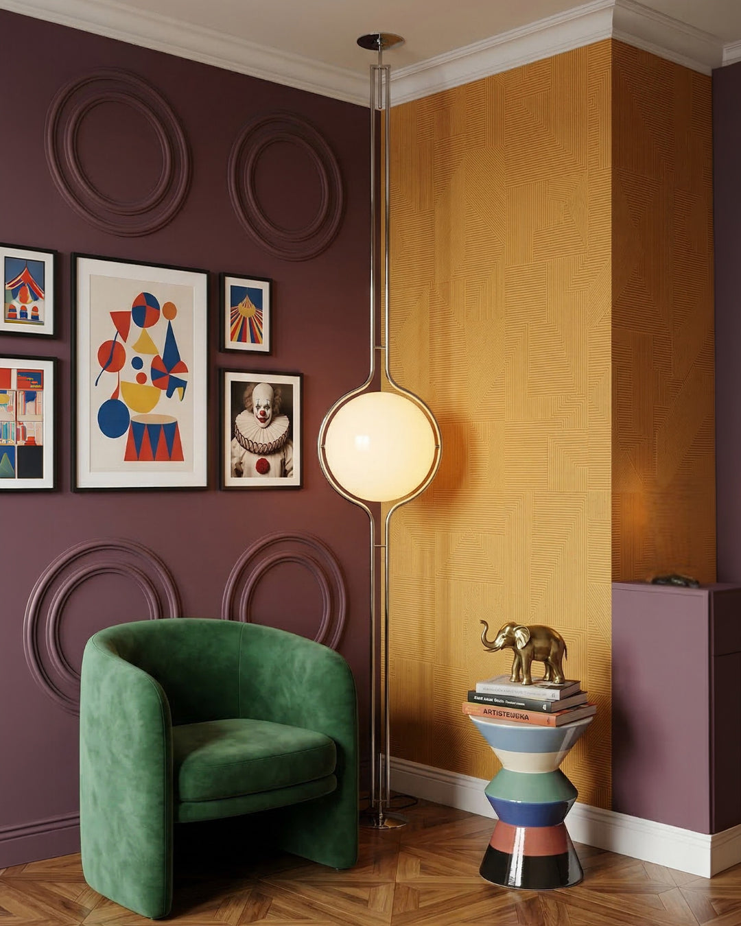 Moderne Vloerlamp met Chroomafwerking en Acrylbollen – Sfeervolle Verlichting voor Woonkamer en Slaapkamer
