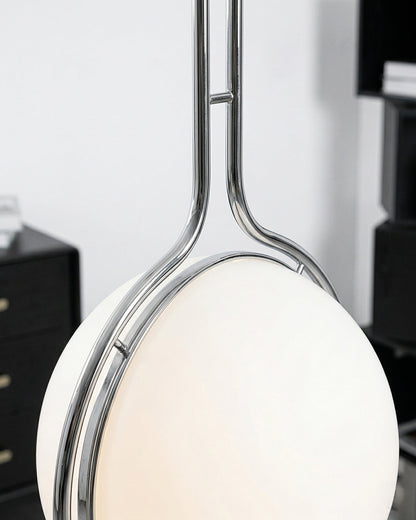 Moderne Vloerlamp met Chroomafwerking en Acrylbollen – Sfeervolle Verlichting voor Woonkamer en Slaapkamer