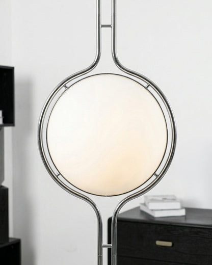 Moderne Vloerlamp met Chroomafwerking en Acrylbollen – Sfeervolle Verlichting voor Woonkamer en Slaapkamer
