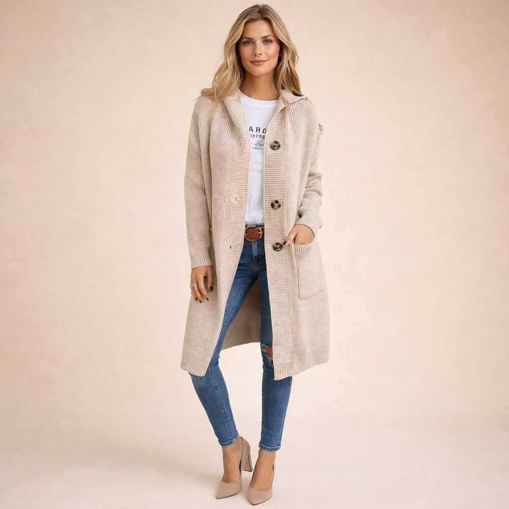 Lieke | Cardigan lungo, comodo ed elegante 3