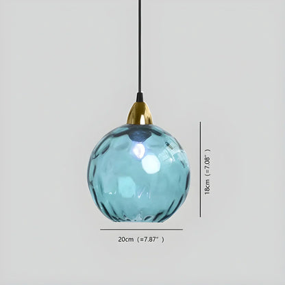 Hanglamp Glas E26 20 cm Grijs Eettafel Woonkamer Slaapkamer Rookglas Bollamp Pendellamp Sfeerverlichting