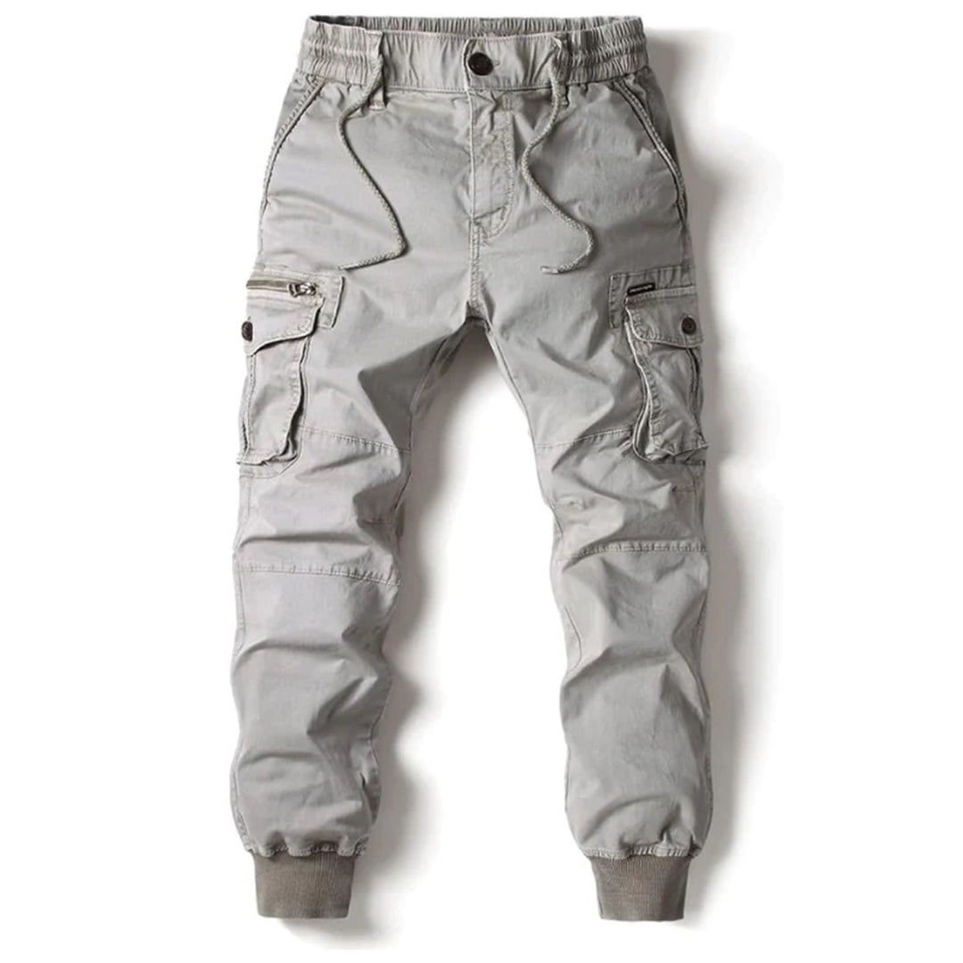 Joggingbroek Heren Comfortabel Cargo Model Zwart
