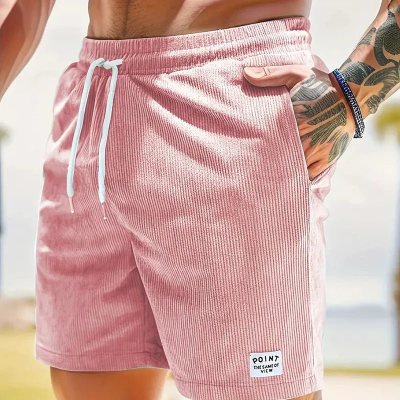 Herenshorts Casual van Katoen Lichte Zomerkleding