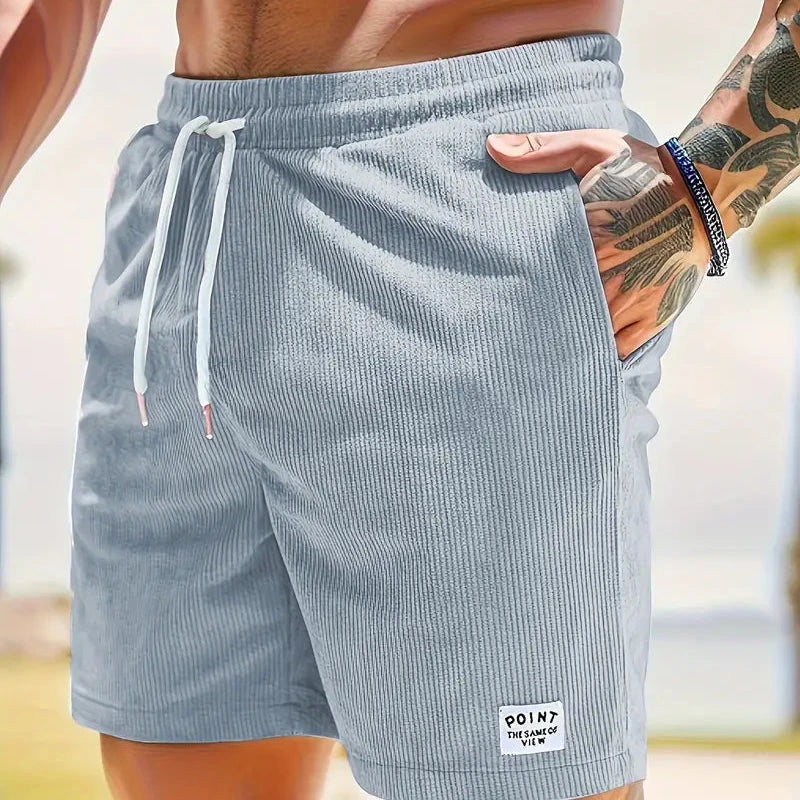 Herenshorts Casual van Katoen Lichte Zomerkleding
