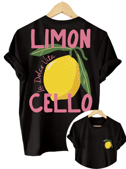 Dames Zomer Shirt met Citroen Print Trendy en Luchtig