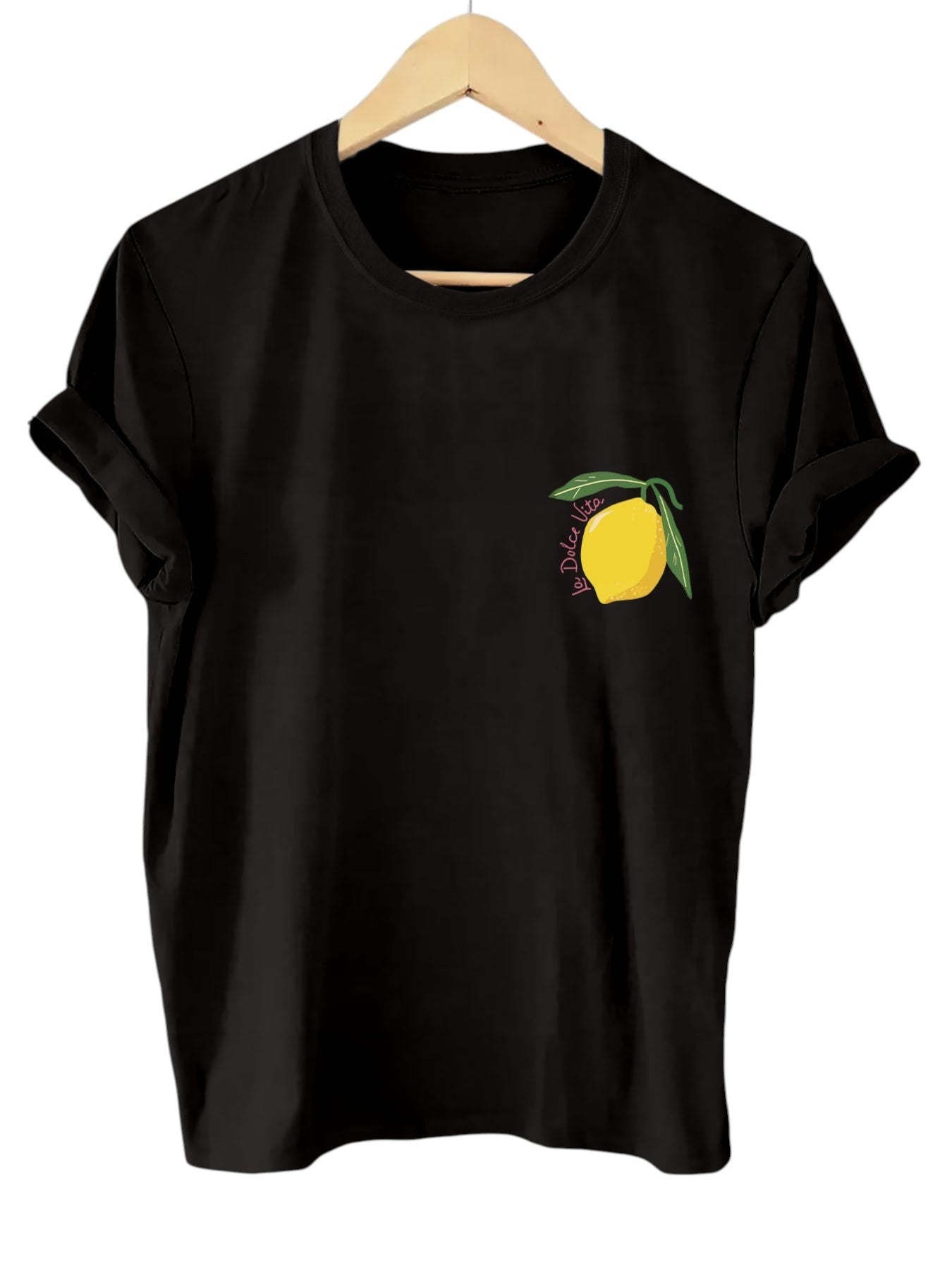Limoncello | Dames T-shirt met Citroenprint Geel 5