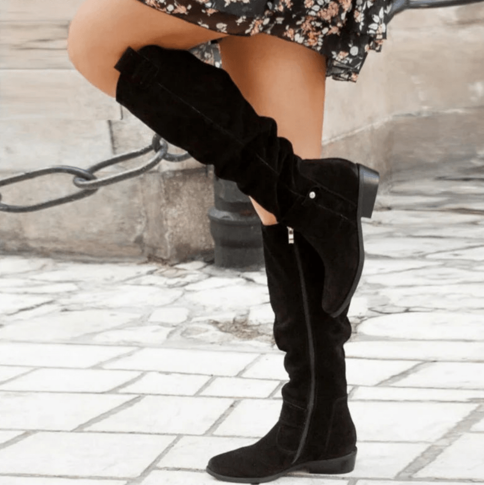 Dames Laarzen Elegant Leer Design