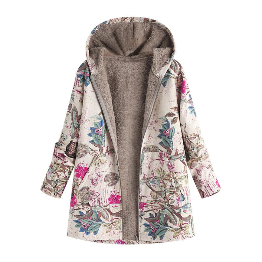 Dames Jas Warm en Elegante Vintage Stijl - StudioMarella