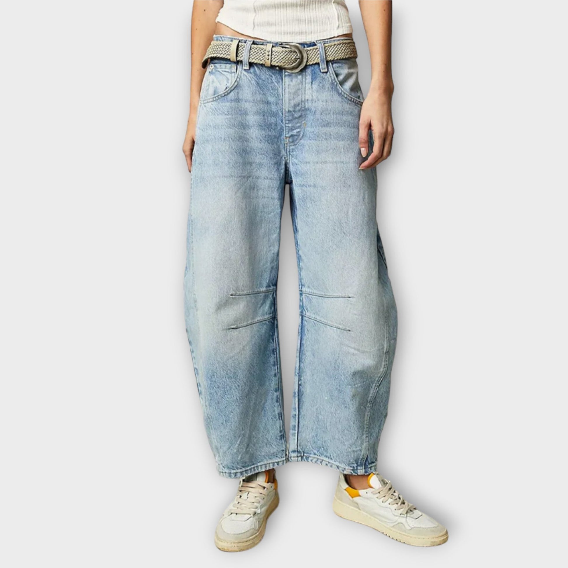 Lina Jeans Comfortabele Stijlvolle Damesspijkerbroek - StudioMarella