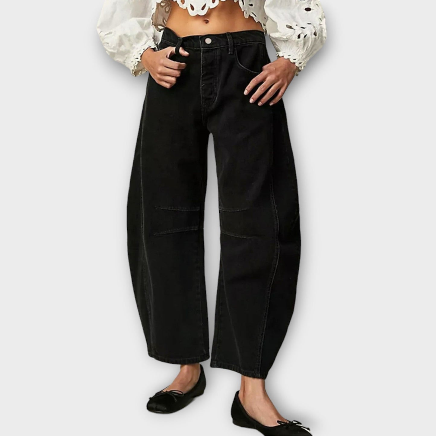 Lina Jeans Comfortabele Stijlvolle Damesspijkerbroek