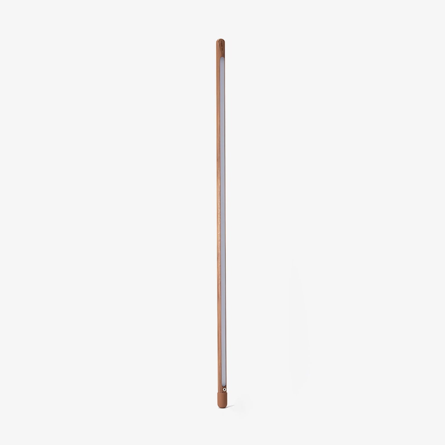 Scandinavische Vloerlamp Hout & Acryl met Geïntegreerde LED Staaflamp 135cm