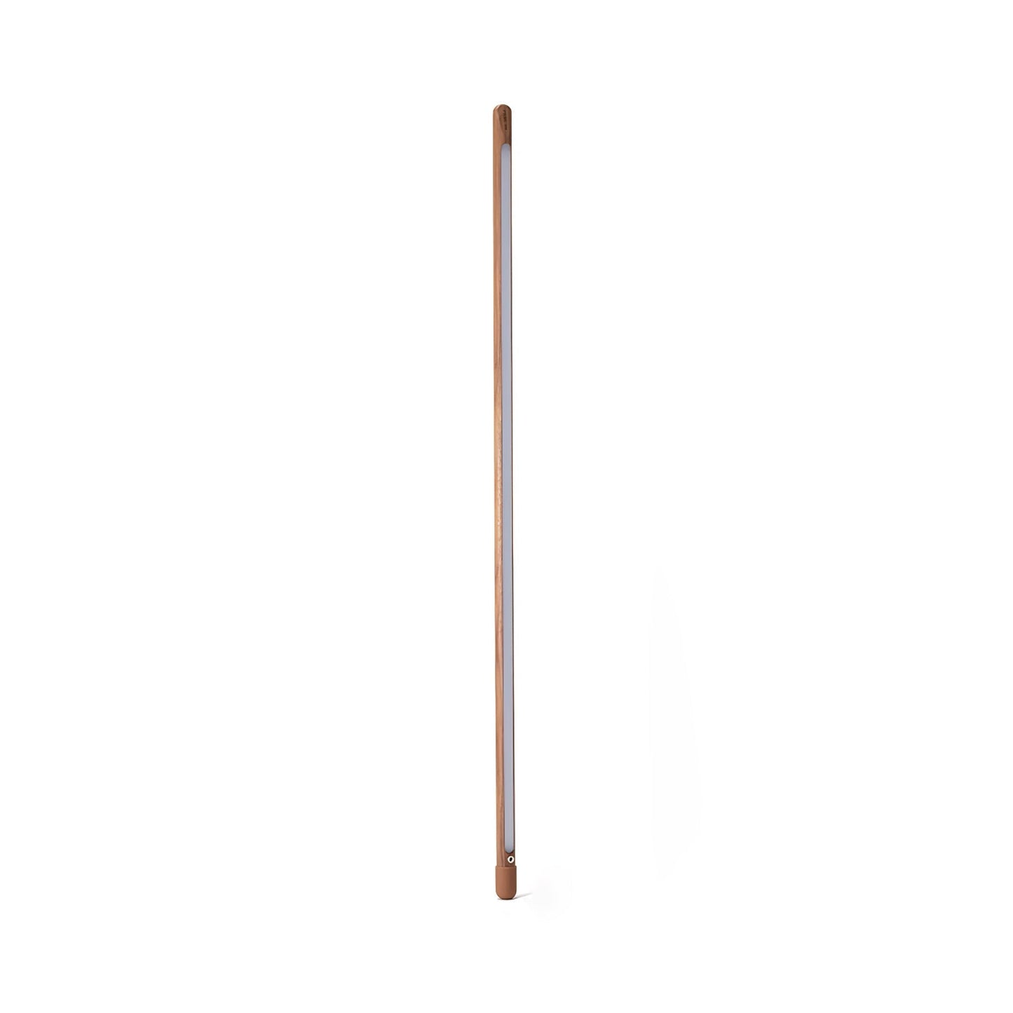 Scandinavische Vloerlamp Hout & Acryl met Geïntegreerde LED Staaflamp 135cm