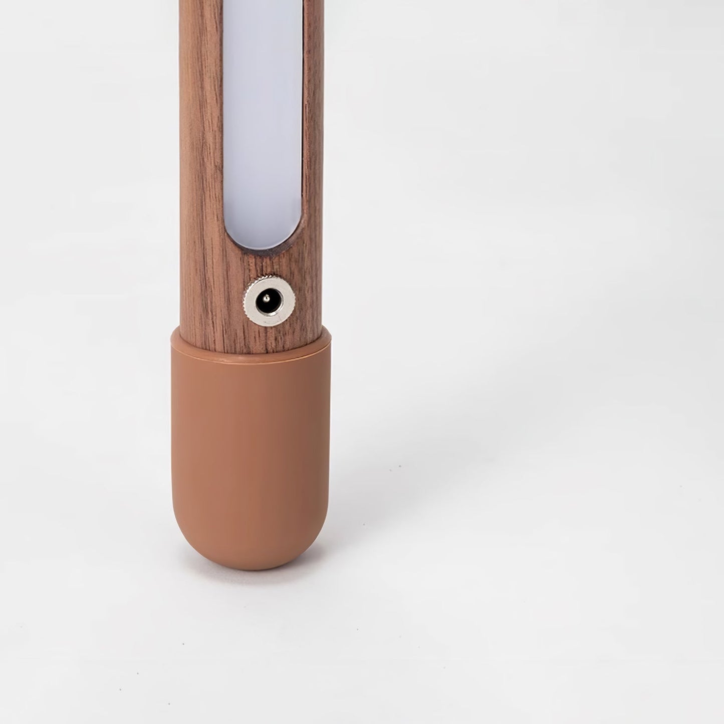 Scandinavische Vloerlamp Hout & Acryl met Geïntegreerde LED Staaflamp 135cm