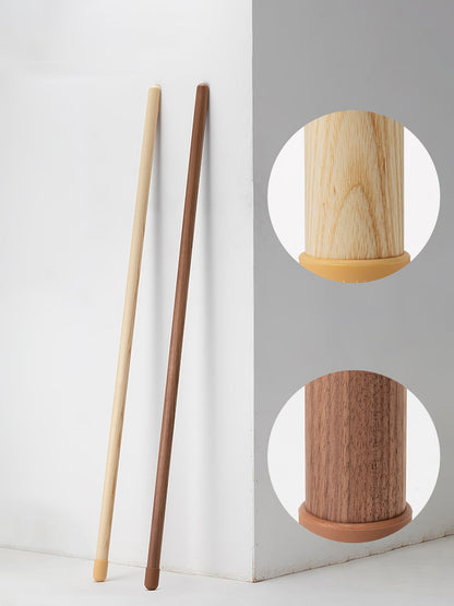 Scandinavische Vloerlamp Hout & Acryl met Geïntegreerde LED Staaflamp 135cm