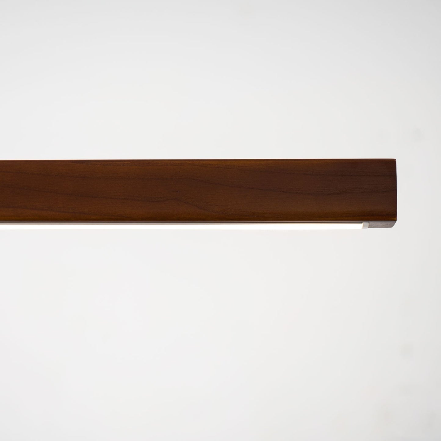 LED Hanglamp Hout Lineair Warm Licht Eettafel Kookeiland Minimalistisch Japandi Design Verstelbaar Snoer Balklamp