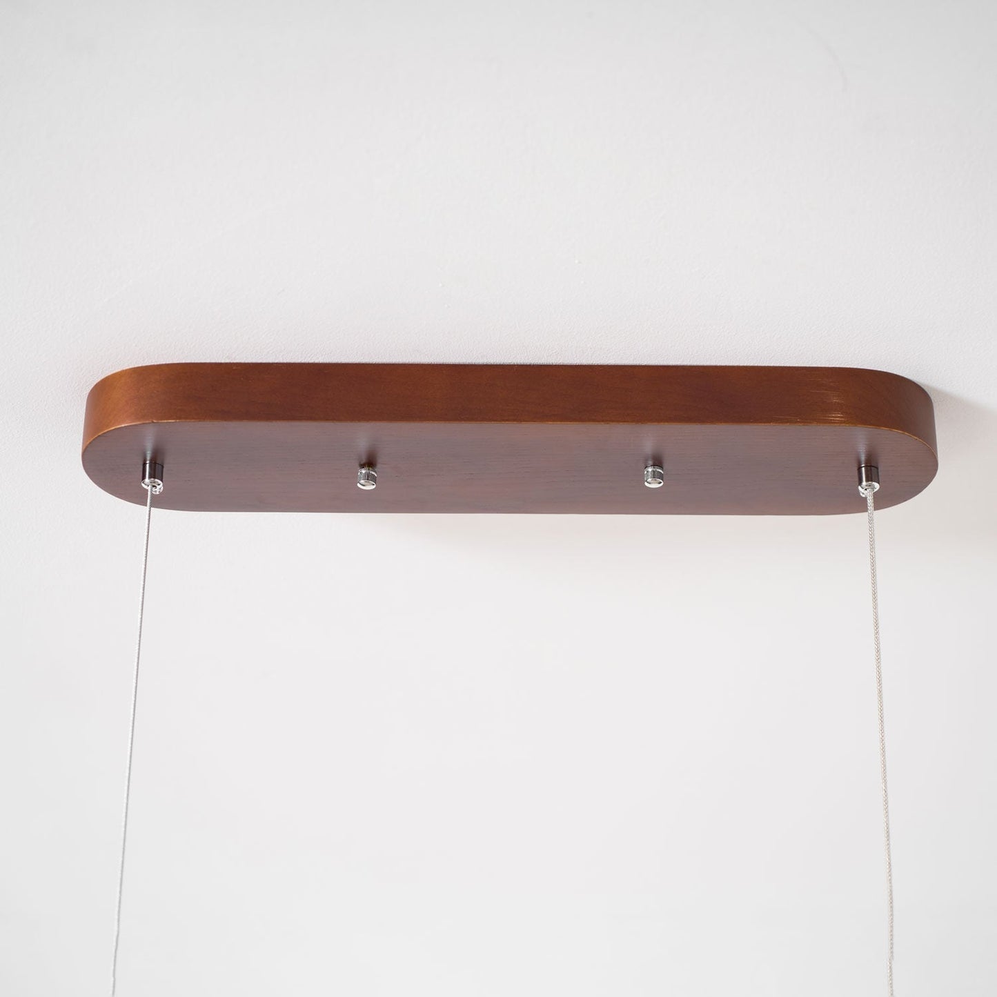 LED Hanglamp Hout Lineair Warm Licht Eettafel Kookeiland Minimalistisch Japandi Design Verstelbaar Snoer Balklamp