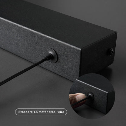 Lineaire hanglamp LED aluminium zwart kookeiland eettafel kantoor moderne plafondverlichting minimalistische hanglamp
