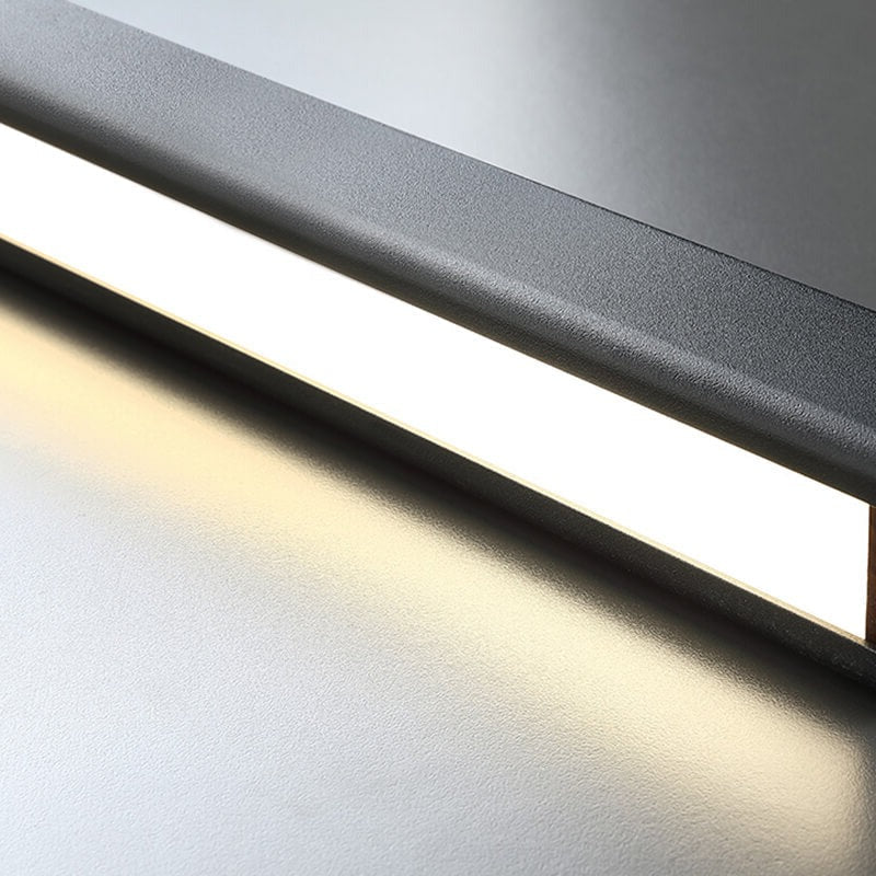 Lineaire hanglamp LED aluminium zwart kookeiland eettafel kantoor moderne plafondverlichting minimalistische hanglamp