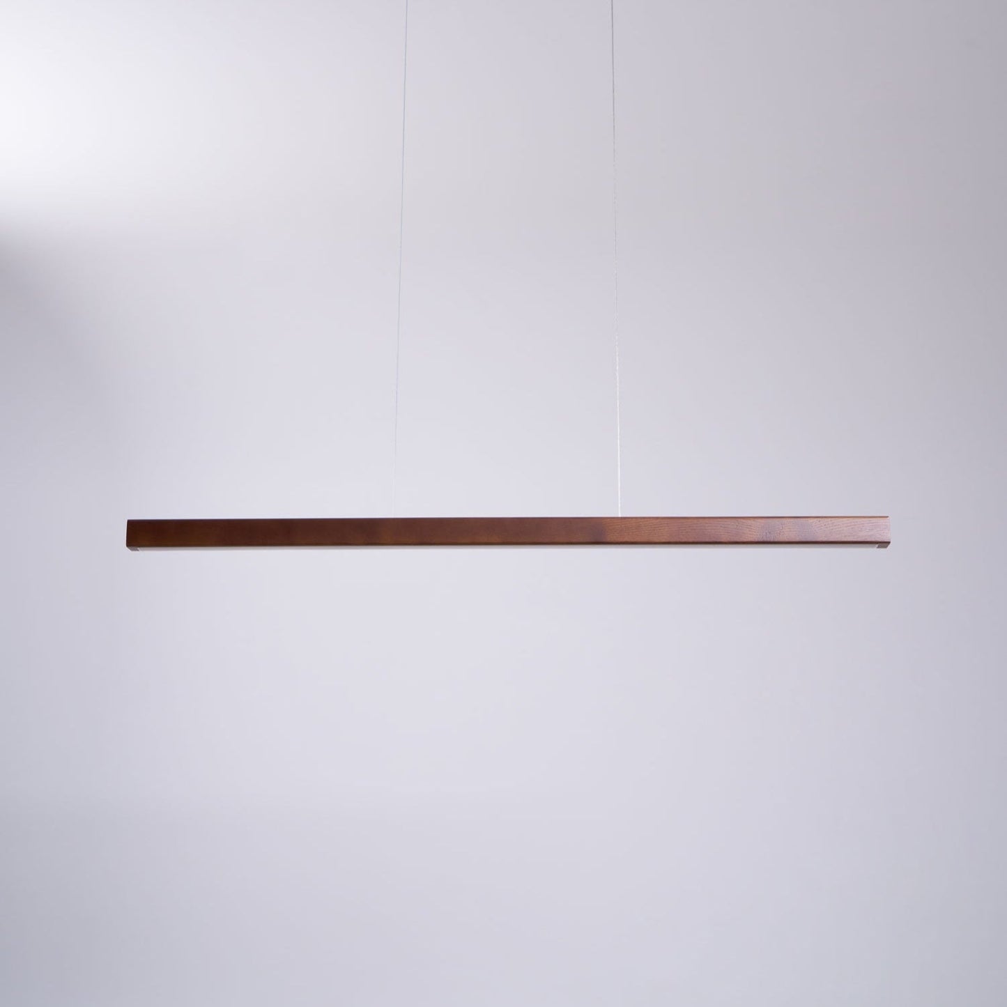 LED Hanglamp Hout Lineair Warm Licht Eettafel Kookeiland Minimalistisch Japandi Design Verstelbaar Snoer Balklamp