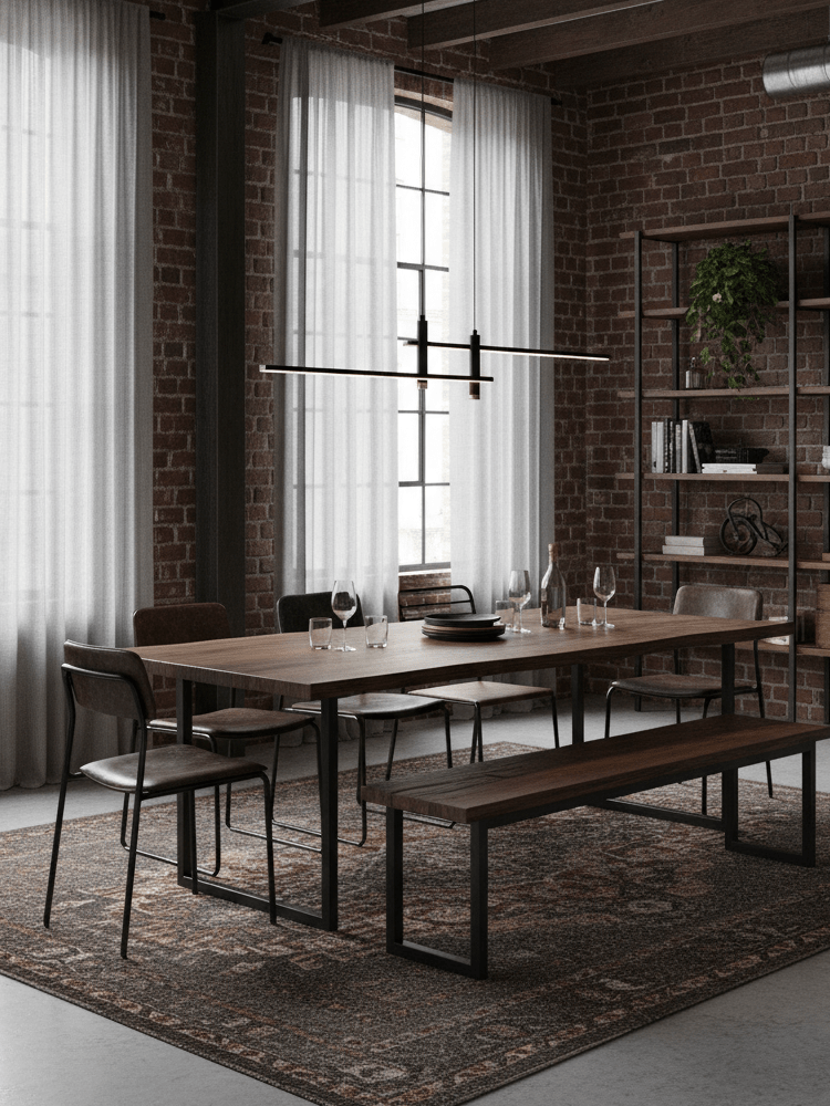 Lineaire hanglamp Links Island • 90/120/150cm • LED geïntegreerd • warm wit/neutraal/koel wit • dimbaar optie • zwart/goud • keuken-eiland boven tafel