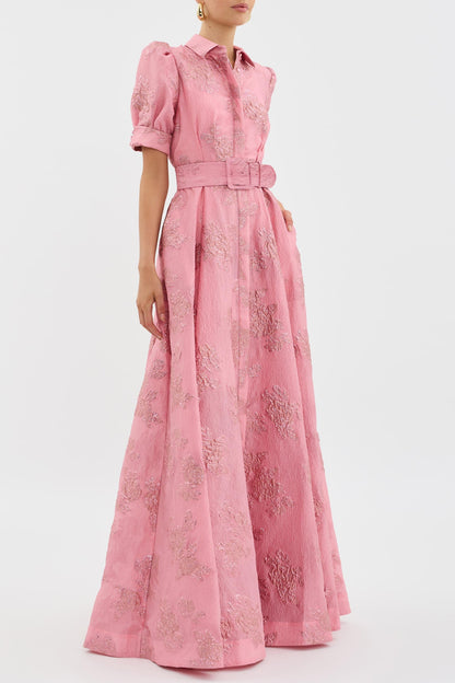Linna | Elegante Korte Mouw Jurk met Pofmouwen 2